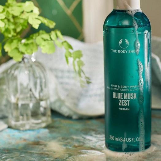 Blue Musk Zest Hair And Body Wash